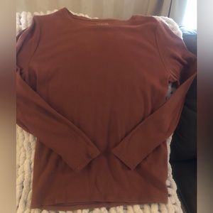 Burnt Orange Long Sleeve Top